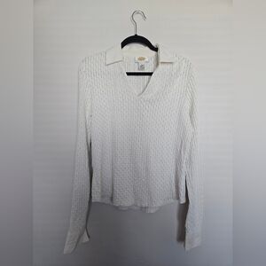 VTG Talbots V-neck Pullover Blouse